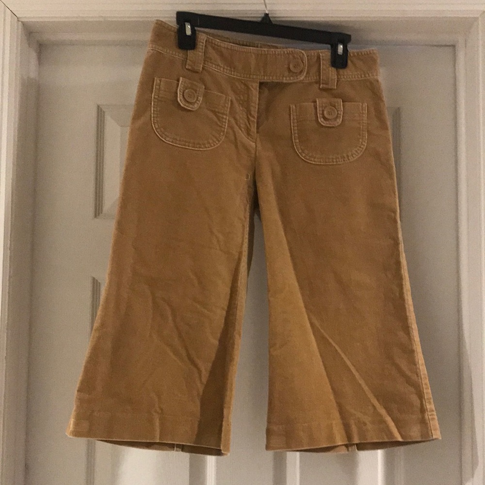 Cord Capri Pants
